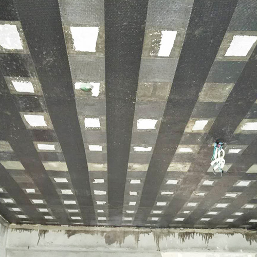 銅陵東方藍海07#樓屋面層板加固工程